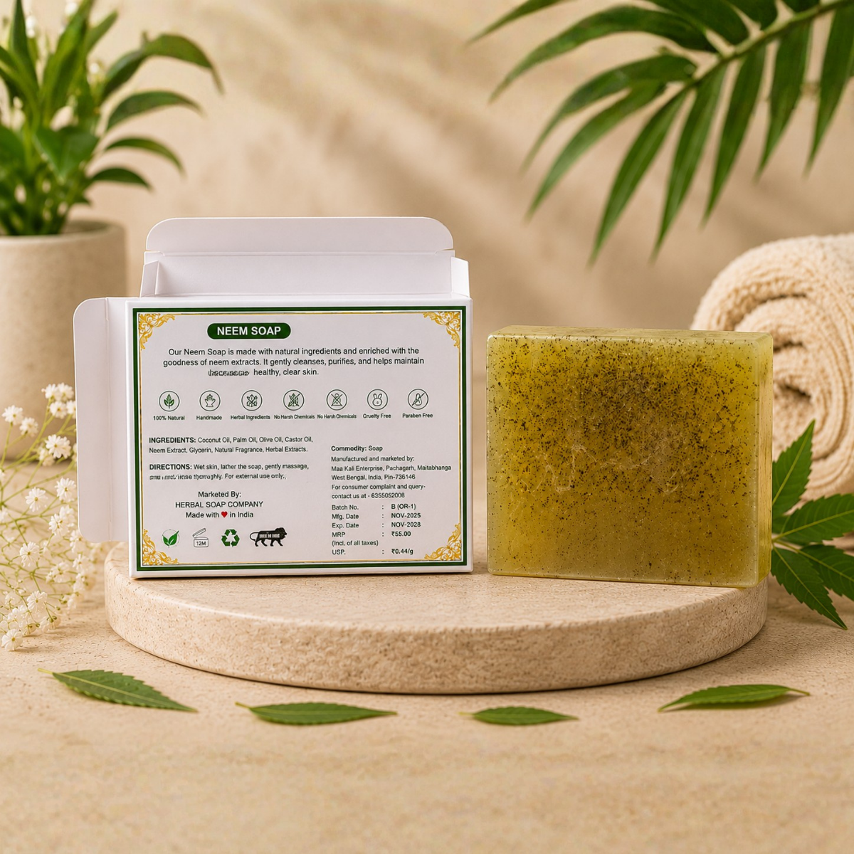 RM 100% Natural Neem Care Soap
